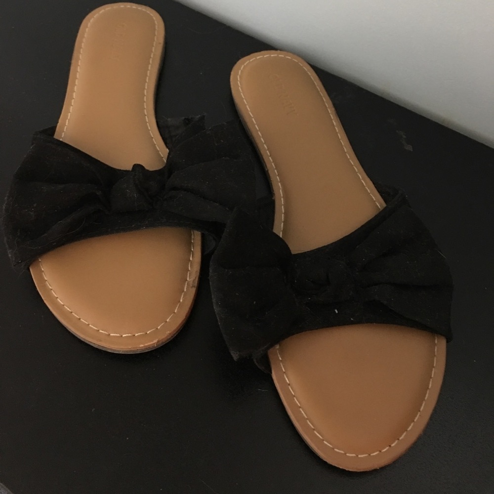 Old Navy bow sandal slide size 8